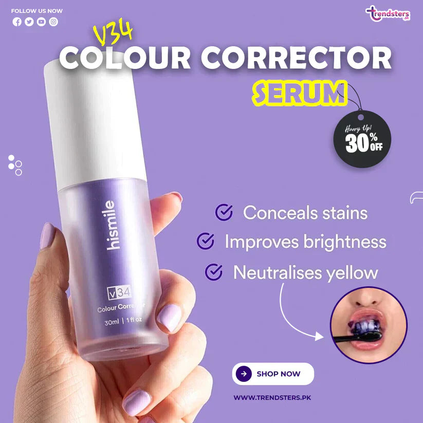 V34 Color Corrector Serum+1 Nano Brush Free