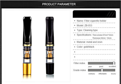 Acrylic Micro Filter box for Smokers (Pack of 5)