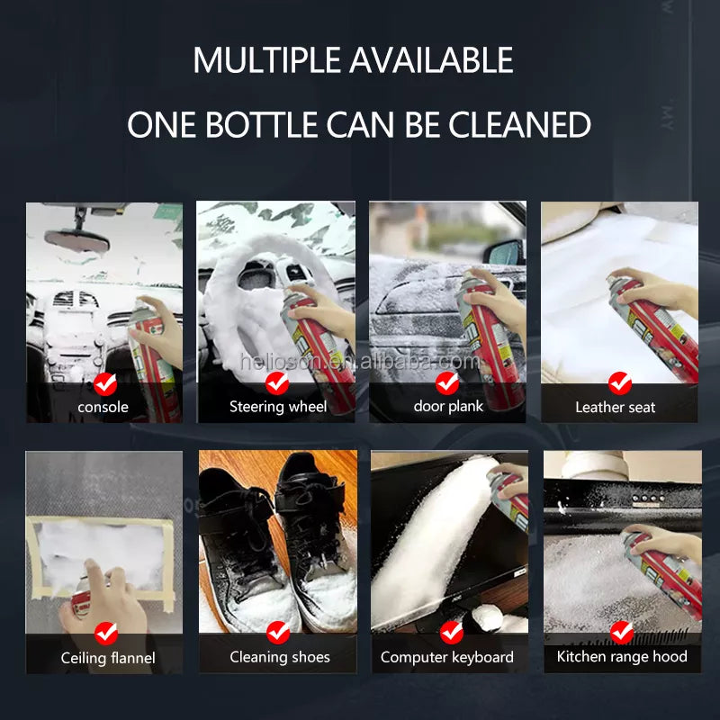 🔥 German™ 🇩🇪  Foam Cleaner 650ML Big size - Bundle Pack of 4 Item (Multi-purpose Furniture, Sofa, Kitchen)