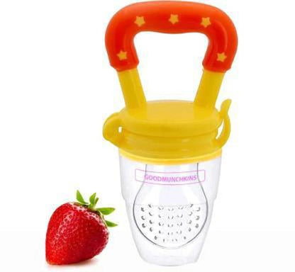 Pack of 3 – Silicone Baby Care Bundle | Spoon Feeder + Fruit Pacifier + U-Shape Toothbrush