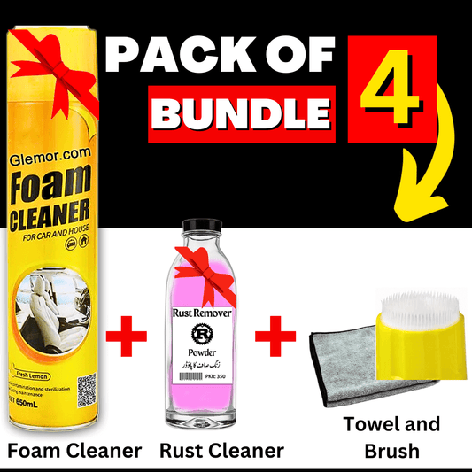 Imported Glemor Foam Cleaner big size - Bundle Pack.