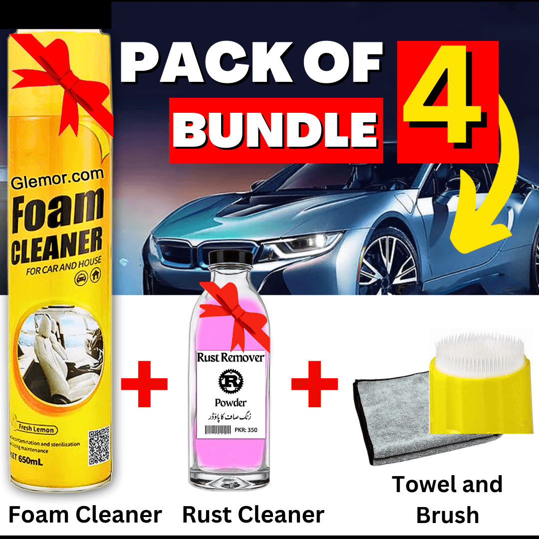 🔥High Quality - Glemor German™ Foam Cleaner and Rust Remover - Bundle Pack
