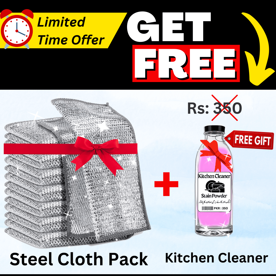 Steel Wire Kitchen Cleaning Cloth - Bundle Pack