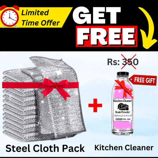 Steel Wire Kitchen Cleaning Cloth - Bundle Pack